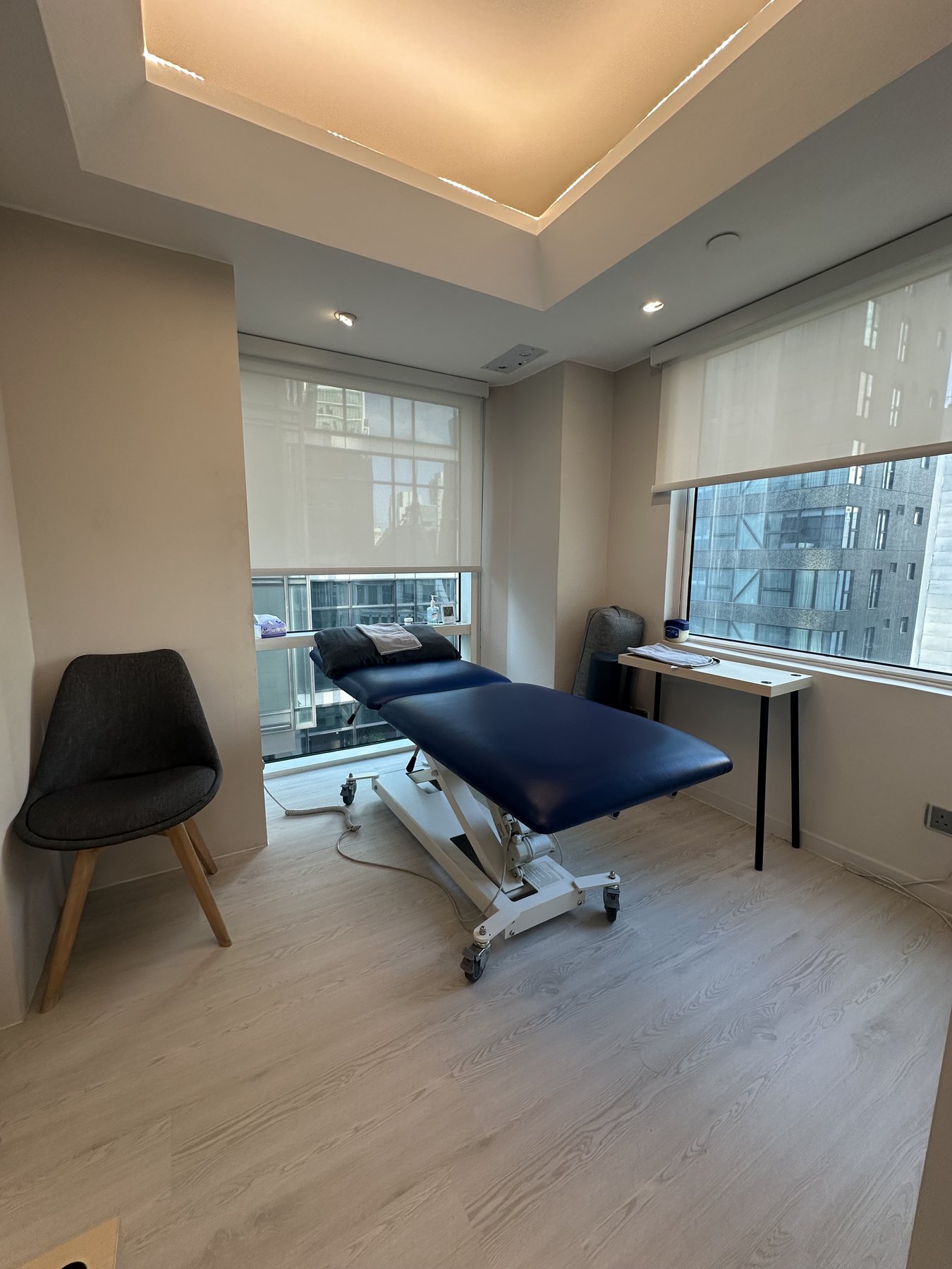 Private treatment room at Bliss Energy Hub