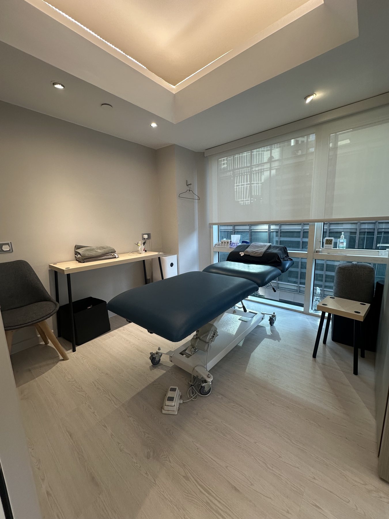Private treatment room at Bliss Energy Hub